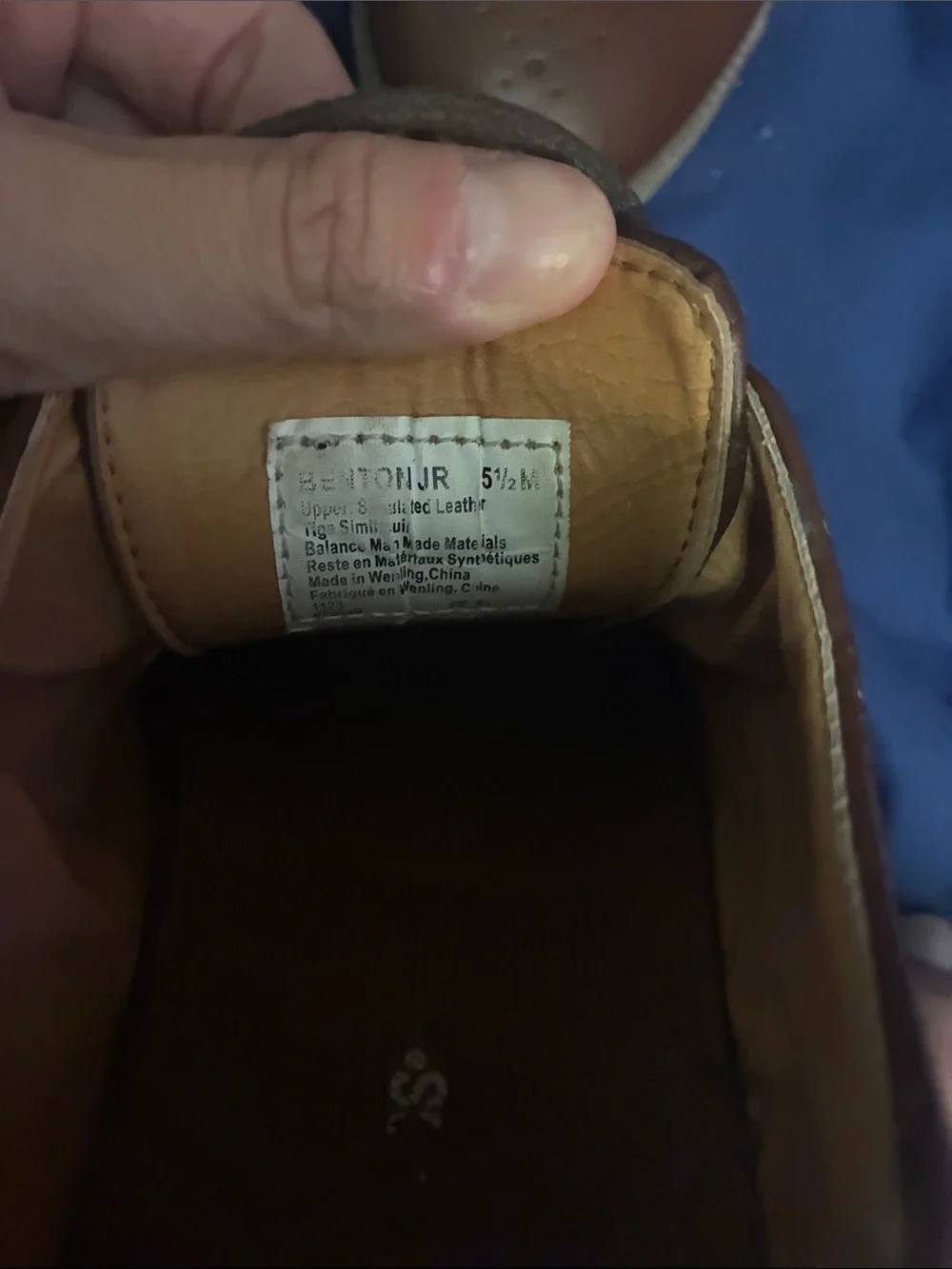 Deer Stags brown leather